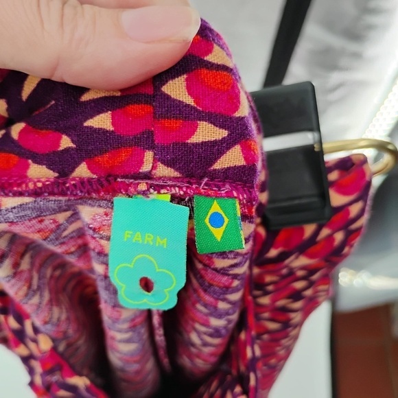 Farm Rio stellar farm banana Pants small colorful retro fun rainbow festive - Picture 3 of 10